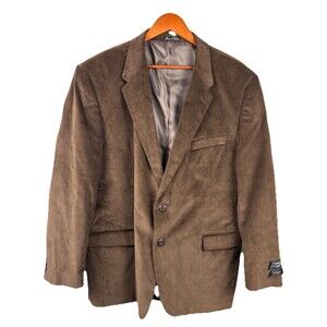Calvin America Blazer Mens 48L Brown Corduroy Sport Coat Jacket NWT Vintage